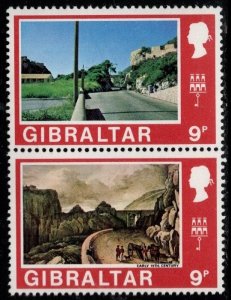 1971-5 Gibraltar Scott #- 261-2 2 1/2d New Daily Stamps Early 19th Century MNH