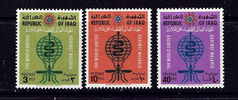 Iraq 314-16 MNH 1963 Anti-Malaria set