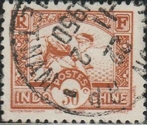 Inso-china, #166 Used, From 1931-41