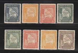 Bolivia 219-222, 226, 229, 231-232 MH Maps (A)