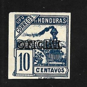 Honduras 1898 - MNH - Imperf - Scott #O24