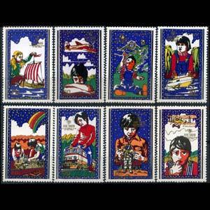 NORTH KOREA 1979 - Scott# 1870-7 Year of Child Set of 8 NH