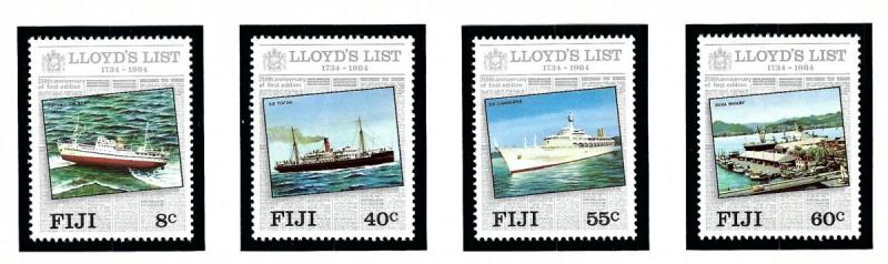 Fiji 509-12 MNH 1984 Lloyds List