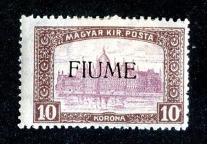 `1916 Fiume  Sc #20A mlh cv. $400 ( 2096 WX )