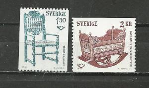 Sweden Scott catalogue #1331-1332 Mint NH