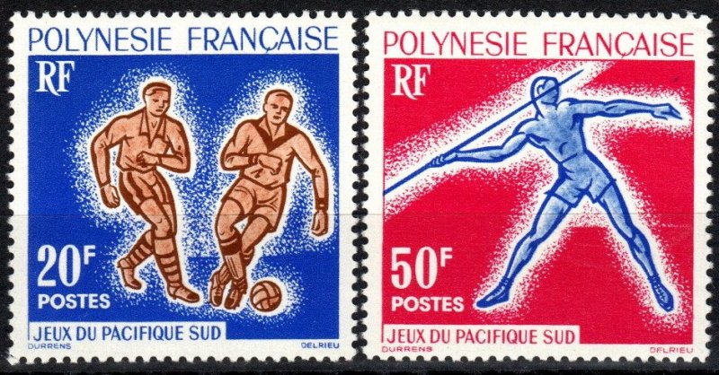 French Polynesia #203-4  MNH CV $25.00 (X2336)