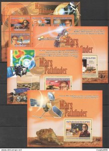 2007 Guinea Space Exploration Mars Pathfinder !!! 1Kb+3Bl ** Bc1388