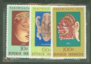 Indonesia #842-844  Single (Complete Set)