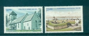 Norway - Sc# 1517-8. 2007 Architecture. MNH $9.75.