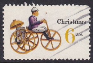 USA - 1970 Christmas Trycycle - 6c used