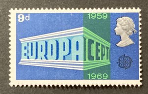 Great Britain 1969 #585, Europa, MNH.