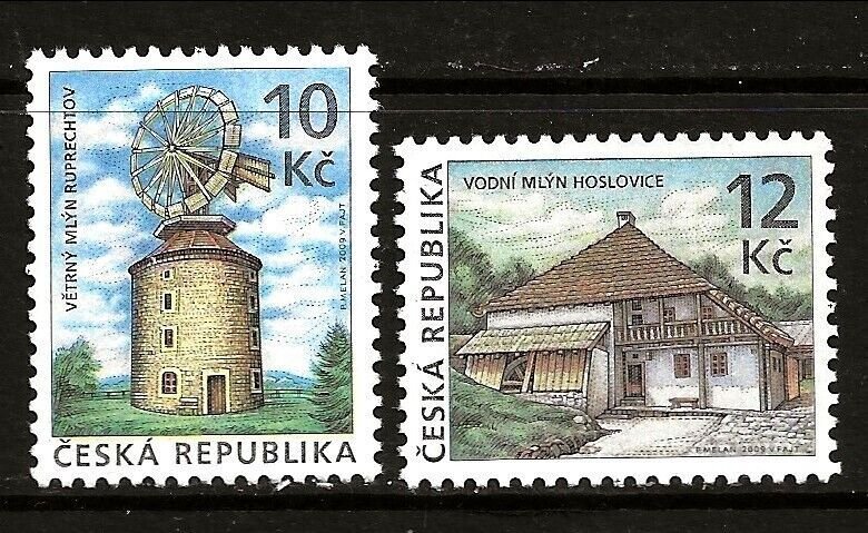 Czech Republic Sc 3428-9 NH SET of 2009 - Wind & Water Mills 