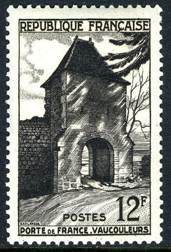 France 676, MNH. Gate of France, Vaucouleurs, 1952