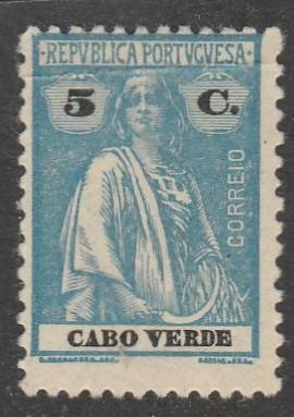 Cabo Verde  1922  Scott No. 156  (N*)