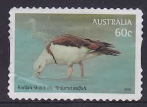 Australia 2012 Waterbirds Shelduck  60c used