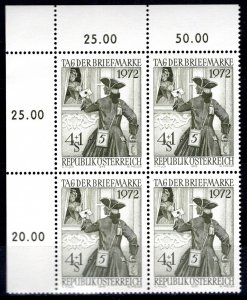 Austria Scott # B328, mint nh, b/4