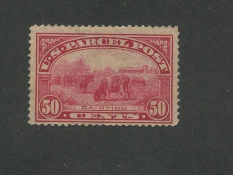 1913 United States Parcel Post Stamp #Q10 Mint F/VF Disturbed Partial OG