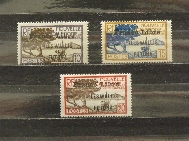 6367   Wallis Futuna   MH # 99, 100, 101               CV$ 12.50