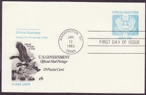 UZ2 Great Seal Artcraft FDC