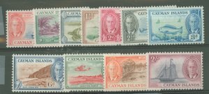 Cayman Islands #122-132v  Multiple