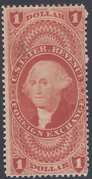 R68c $1.00 US Internal Revenue - Foreign Exchange 1862-71