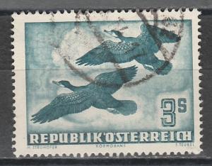 AUSTRIA 1950 BIRD AIRMAIL 3S USED