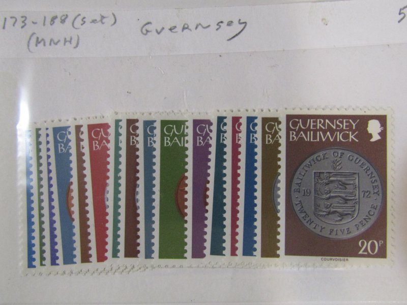 Guernsey 173-188 MNH