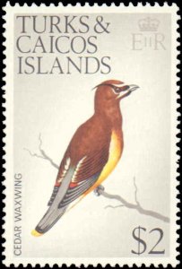 Turks and Ciacos Islands #265-279, Complete Set(15), 1973, Birds, Hinged