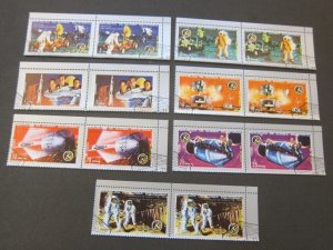 Guinea 1972 Sc Apollo 15 CTO Space pair set FU