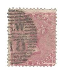 26 / SG66a - 1857- 4d - rose