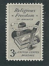 SCOTT# 1099 RELIGIOUS FREEDOM  MINT NEVER HINGED POST OFFICE FRESH