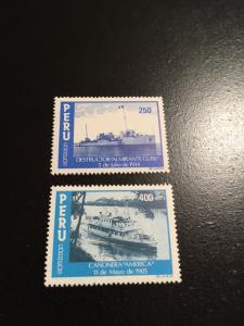 Peru sc 825-826 MNH