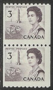 CANADA MINT NH # 466 pair (A)