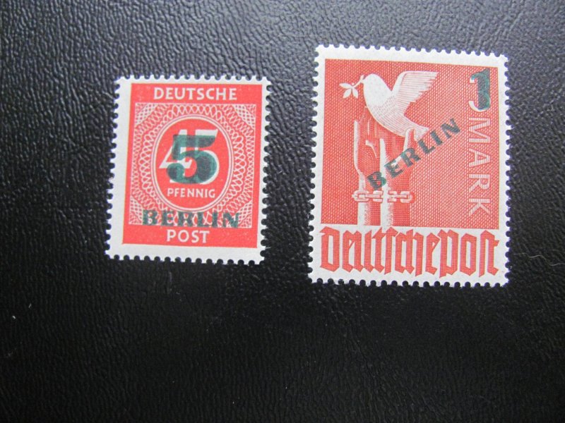 Germany Berlin 1949 MNH SC 64/67 OVERPRINTS XF MICHEL 165 EUROS