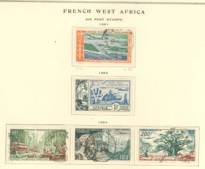 French West Africa #C16-C20 Used Single (Complete Set)