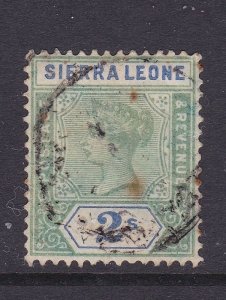 Sierra Leone Scott 44, 1896 2/ QV, F/VF Used Scott $80