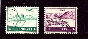 Switzerland C31-32 Used 1941 issues    (P8)