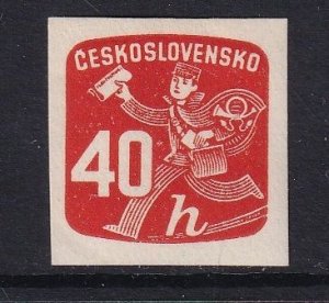 Czechoslovakia  #P33  MH  1945  Newspaper delivery boy 40h