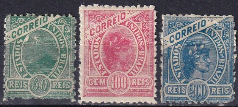 Brazil #159-61 F-VF  Unused CV $52.50  (Z7187)