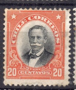 Chile 1911 Early Issue Mint hinged Shade of 20c. NW-12321