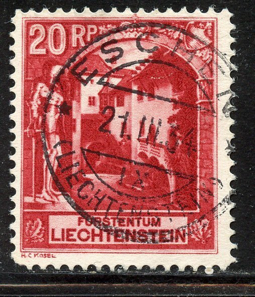 Liechtenstein #97, Used.