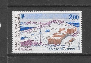 FRENCH SOUTHERN ANTARTIC TERRITORY #128 MARRET BASE MNH