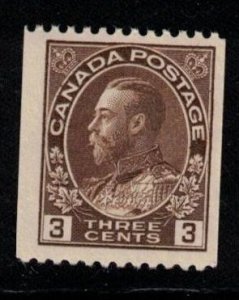 CANADA Scott # 134 MNH - KGV Coil Single d