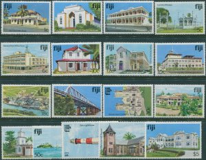 Fiji 1979 SG580A-595cA Architecture set MNH