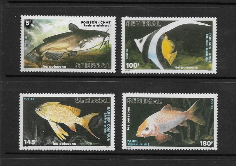 FISH - SENEGAL #762-5  MNH