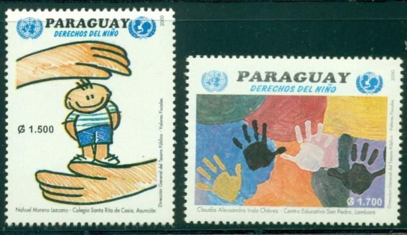 Paraguay Scott #2640-2641 MNH Rights of the Child CV$4+