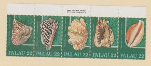 Palau Scott #108a Stamps - Mint NH Strip of 5