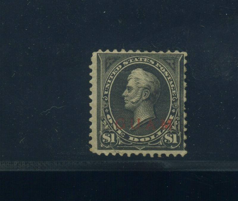 Guam Scott #13 Overprint Mint Stamp w/PF Cert (Stock Guam #13-PF1)