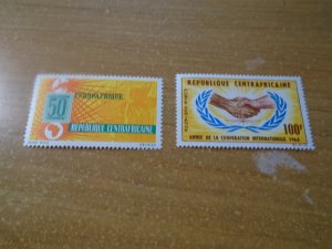 Central African Republic  #  C25-26  MNH