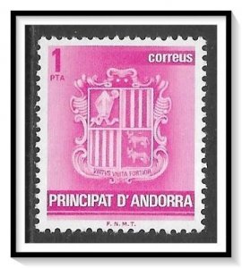 Andorra Spanish #134 Coat Of Arms MNH